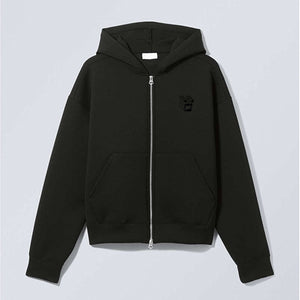 Black hoodie HBK with Ocho logo print